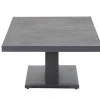 SIENA GARDEN Bellani Lifttisch, matt anthrazit/dunkelgrau, Alu/Keramik, 160 x 90 cm, höhenverstellbar