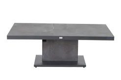 SIENA GARDEN Bellani Lifttisch, matt anthrazit/dunkelgrau, Alu/Keramik, 160 x 90 cm, höhenverstellbar