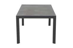 SIENA GARDEN Carlos/Corido Garten-Essgruppe, charcoal grey, Alu/Gardino®-Geflecht/Keramik, 180 x 100 cm, inkl. 6 Dining Sessel