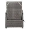SIENA GARDEN Corido/Bellani Grau Gartenlounge, charcoal/anthrazit/grau, Alu/Gardino®-Geflecht, Lifttisch 160x90cm, 1x 3-Sitzer, 2x Relaxessel