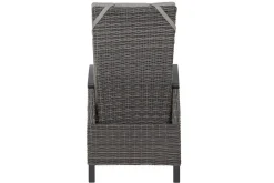 SIENA GARDEN Corido/Bellani Pinie Gartenlounge, charcoal/anthrazit/pinie-grau, Alu/Keramik/Gardino®-Geflecht, Lifttisch 140x85 cm, 4 Dining Move Sessel