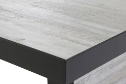SIENA GARDEN Corido/Bellani Pinie Gartenlounge, charcoal/anthrazit/pinie-grau, Alu/Keramik/Gardino®-Geflecht, Lifttisch 140x85 cm, 4 Loungesessel