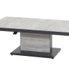 SIENA GARDEN Corido/Bellani Pinie Gartenlounge, charcoal/anthrazit/pinie-grau, Alu/Keramik/Gardino®-Geflecht, Lifttisch 140x85 cm, 4 Relaxsessel