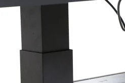 SIENA GARDEN Corido/Bellani Pinie Gartenlounge, charcoal/anthrazit/pinie-grau, Alu/Keramik/Gardino®-Geflecht, Lifttisch 140x85 cm, 4 Relaxsessel