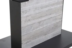 SIENA GARDEN Corido/Bellani Pinie Gartenlounge, charcoal/anthrazit/pinie-grau, Alu/Keramik/Gardino®-Geflecht, Lifttisch 140x85 cm, 4 Relaxsessel
