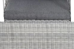 SIENA GARDEN Corido Dining Sessel, ice grey, Alu / Gardino®-Geflecht, 76x62x109 cm, verstellbar