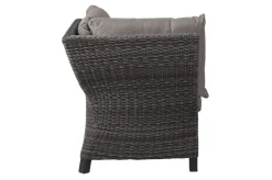 SIENA GARDEN Corido Eckelement, charcoal, Alu / Gardino®-Geflecht, 83x83x88 cm