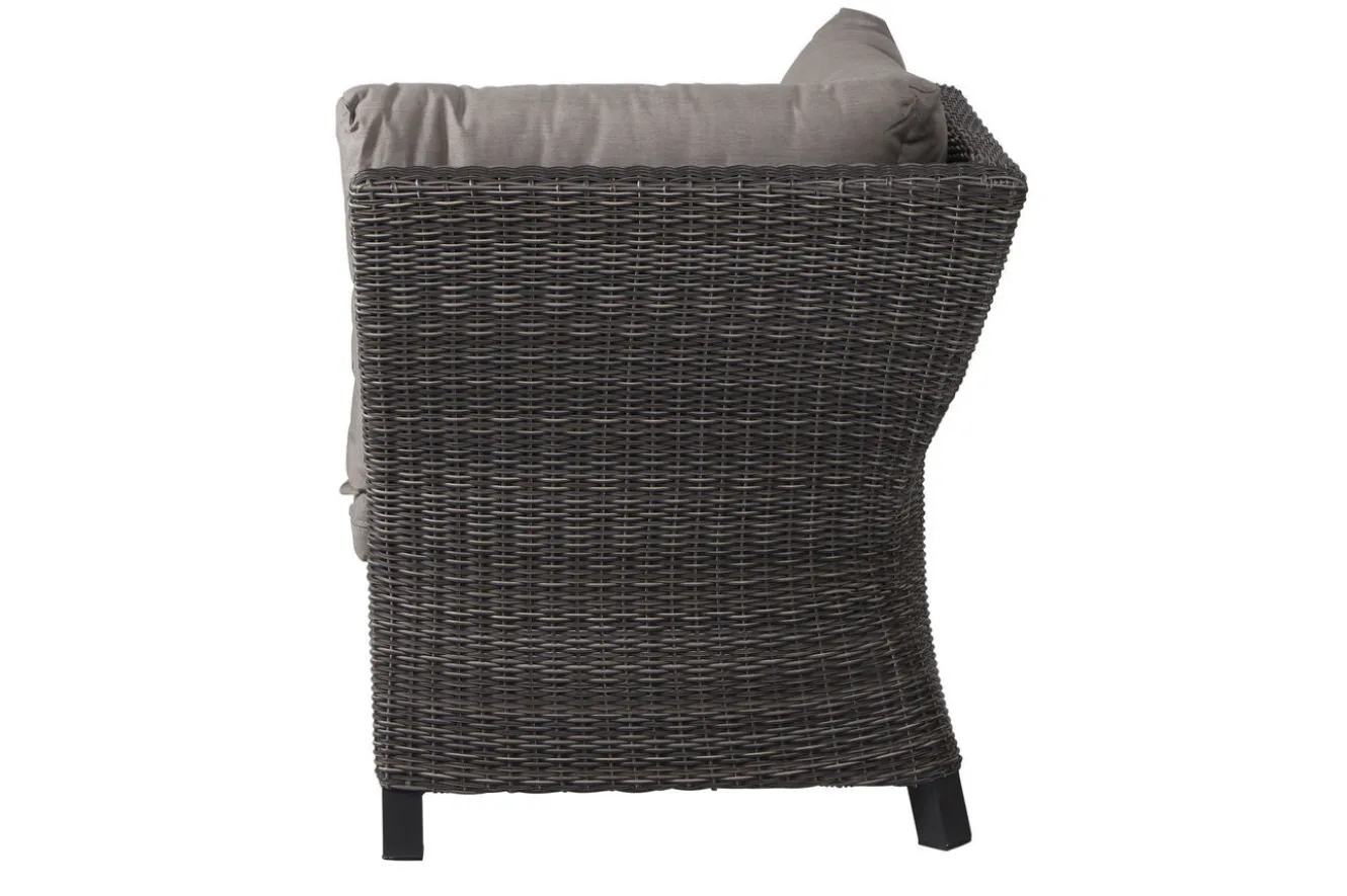 SIENA GARDEN Corido Eckelement, charcoal, Alu / Gardino®-Geflecht, 83x83x88 cm