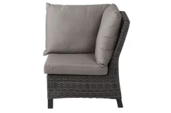 SIENA GARDEN Corido Eckelement, charcoal, Alu / Gardino®-Geflecht, 83x83x88 cm