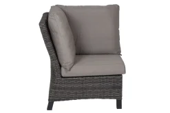 SIENA GARDEN Corido Eckelement, charcoal, Alu / Gardino®-Geflecht, 83x83x88 cm