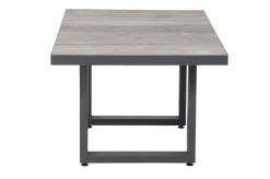 SIENA GARDEN Corido Gartenlounge, charcoal, Alu/Gardino®-Geflecht, 5 Personen, Loungetisch 140x85cm