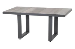 SIENA GARDEN Corido Gartenlounge, charcoal, Alu/Gardino®-Geflecht, 5 Personen, Loungetisch 140x85cm