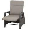 SIENA GARDEN Corido Gartenlounge, charcoal, Alu/Gardino®-Geflecht, 2 Relaxsessel + 3er Sofa, stufenloser Lifttisch 160x90x47-71cm