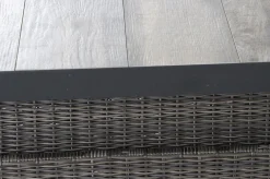 SIENA GARDEN Corido Lifttisch, charcoal, Alu/Gardino®-Geflecht, 160 x 90 cm, höhenverstellbar