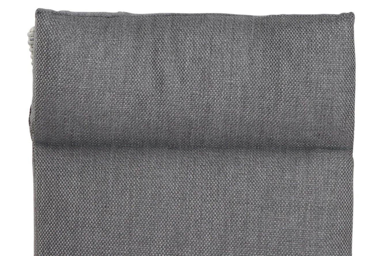 SIENA GARDEN Corido/Sincro Garten-Essgruppe, ice grey/weiß grau, Alu/Gardino®-Geflecht/Keramik, Ausziehtisch 200/260x100 cm, 6 Diningsessel