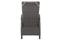 SIENA GARDEN Corido / Sincro Garten-Essgruppe, charcoal, Alu / Gardino®-Geflecht, 6 Diningsessel, Ausziehtisch 200/260 x 100 cm