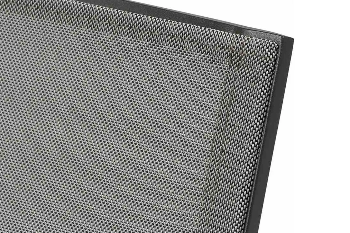 SIENA GARDEN Messina/Velia Garten-Essgruppe, anthrazit/grau, Alu/Ranotex®-Gewebe/Keramik, 200-260 x 100 cm, inkl. 6 Diningsessel