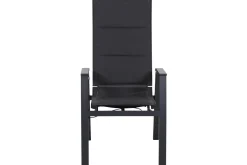 SIENA GARDEN Milano Move Stapelsessel, anthrazit matt, Alu/Ranotex, 59 x 73 x 110 cm, stufenlos verstellbar