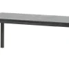 SIENA GARDEN Miros Esstisch, anthrazit, Alu/Spraystone, 180/240x90 cm