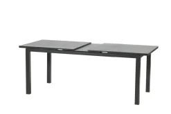 SIENA GARDEN Miros Esstisch, anthrazit, Alu/Spraystone, 180/240x90 cm