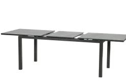 SIENA GARDEN Miros Esstisch, anthrazit, Alu/Spraystone, 180/240x90 cm