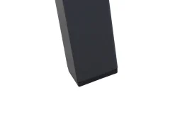 SIENA GARDEN Miros/Milano Garten-Essgruppe, anthrazit, Alu/Ranotex-Gewebe, Ausziehtisch 180/240 x 90 cm, 6 Sessel