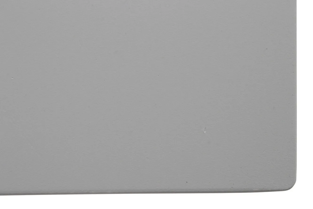 SIENA GARDEN Ramo Beistelltisch, grau, ca. 36 x 43 cm, Aluminium, pulverbeschichtet