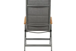SIENA GARDEN Savin XL Klappsessel, graphit/grau, Aluminium/Texfabric