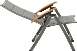 SIENA GARDEN Savin XL Klappsessel, graphit/grau, Aluminium/Texfabric