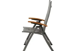 SIENA GARDEN Savin XL Klappsessel, graphit/grau, Aluminium/Texfabric