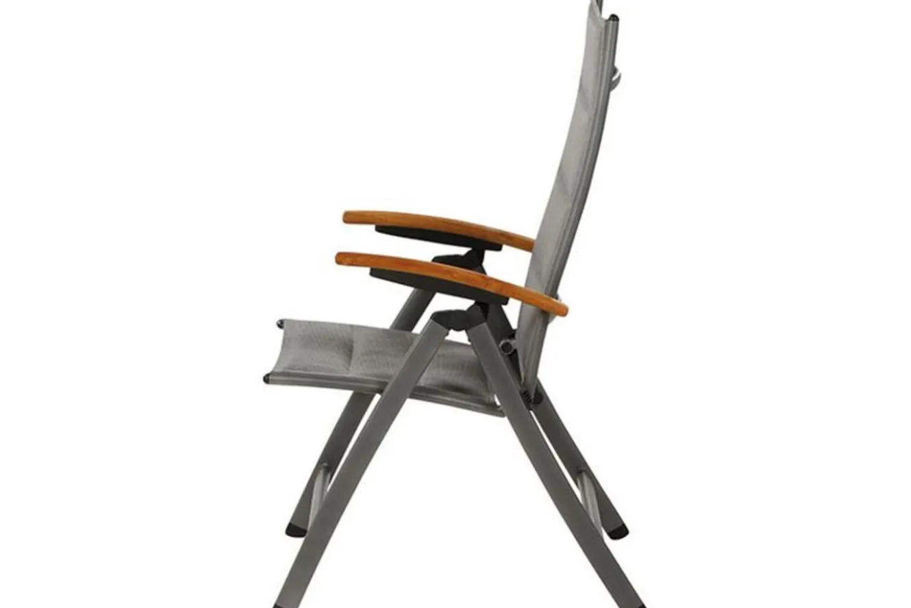 SIENA GARDEN Savin XL Klappsessel, graphit/grau, Aluminium/Texfabric