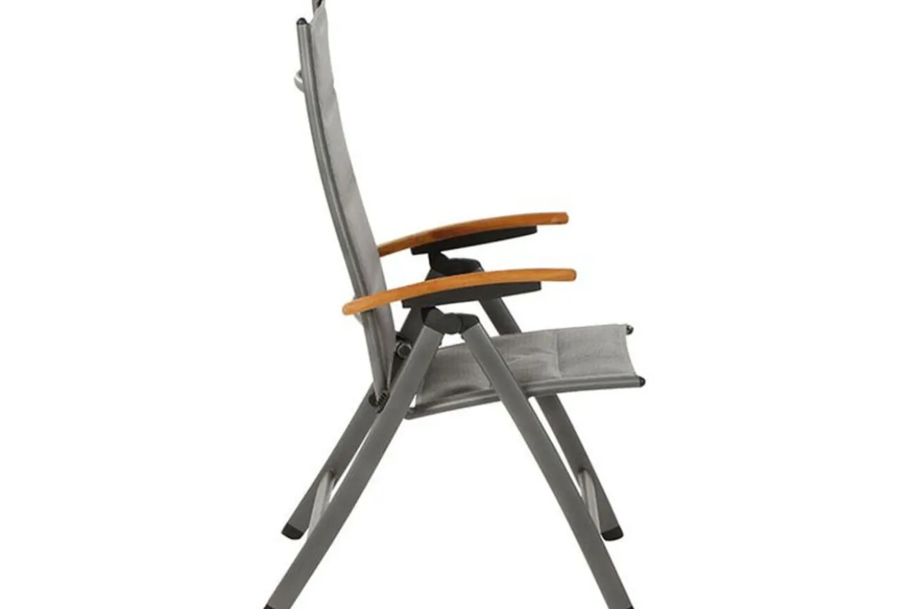 SIENA GARDEN Savin XL Klappsessel, graphit/grau, Aluminium/Texfabric