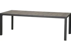 SIENA GARDEN Silva Diningtisch, anthrazit/washed grey, Alu/Keramik, 220x100cm