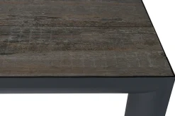 SIENA GARDEN Silva Diningtisch, anthrazit/washed grey, Alu/Keramik, 220x100cm