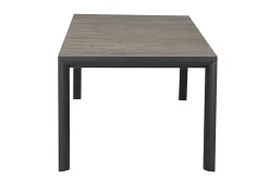 SIENA GARDEN Silva Diningtisch, anthrazit/washed grey, Alu/Keramik, 220x100cm