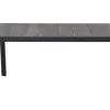 SIENA GARDEN Silva Esstisch, anthrazit/grau, Alu/Keramik, 160x90 cm