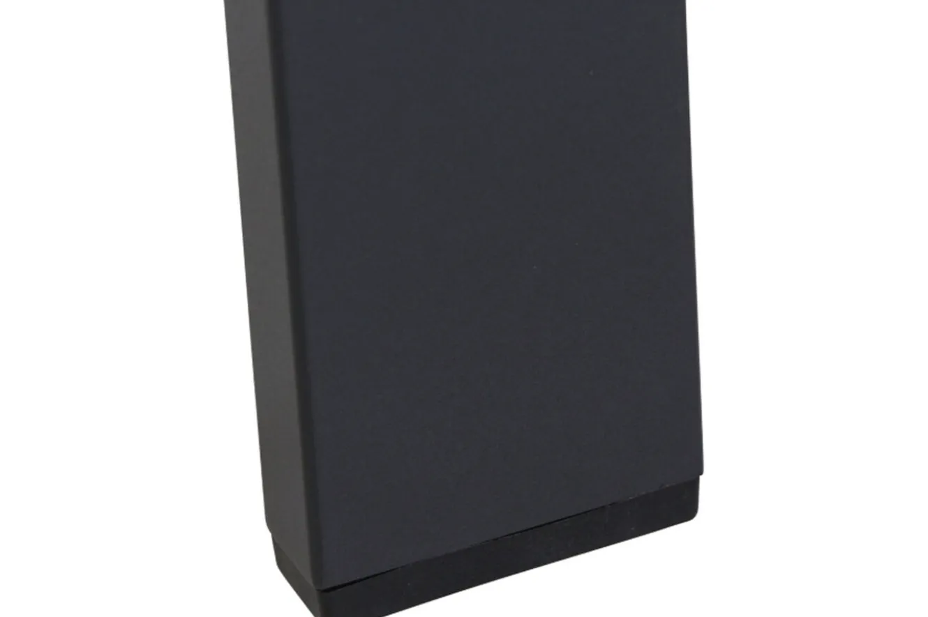 SIENA GARDEN Silva/Valencia Garten-Essgruppe, anthrazit/grau, Alu/Textilgewebe/Keramik, 160 x 90cm, inkl. 4 Diningsessel, stufenlos verstellbar