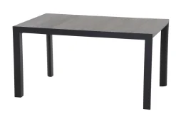 SIENA GARDEN Silva/Velia Garten-Essgruppe, anthrazit/grau, Alu/Ranotex®-Gewebe/Keramik, 140 x 90cm, inkl. 4 Diningsessel