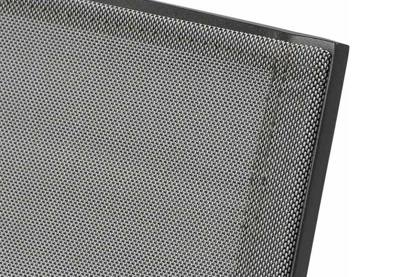 SIENA GARDEN Silva/Velia Garten-Essgruppe, anthrazit/grau, Alu/Ranotex®-Gewebe/Keramik, 160 x 90cm, inkl. 4 Diningsessel