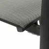 SIENA GARDEN Silva/Velia Garten-Essgruppe, anthrazit/grau, Alu/Ranotex®-Gewebe/Keramik, 160 x 90cm, inkl. 6 Diningsessel