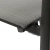 SIENA GARDEN Velia / Sincro Garten-Essgruppe, anthrazit/natur-grau, Alu/Ranotex/Keramik, 6 Sessel, Ausziehtisch 200/260 x 100 cm
