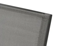 SIENA GARDEN Velia / Sincro Garten-Essgruppe, anthrazit/natur-grau, Alu/Ranotex/Keramik, 6 Sessel, Ausziehtisch 200/260 x 100 cm