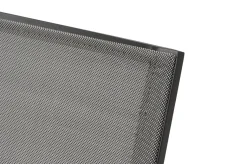 SIENA GARDEN Velia / Sincro Garten-Essgruppe, anthrazit/natur-grau, Alu/Ranotex/Keramik, 10 Sessel, Ausziehtisch 200/260 x 100 cm