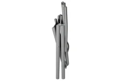 Villana Sylvania Garten-Essgruppe, 6 Personen, ausziehbarer Tisch 160–220 cm, Aluminium/Textil