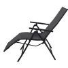 VILLANA Sylvania Relaxsessel, anthrazit/grau, Alu/Textilene, 67 x 58 x 110 cm, klappbar